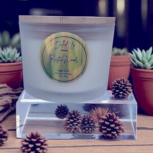 Rustic Woods Candle 16oz | Handcrafted Soy Wax Candle | Woodsy Scent